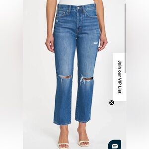 Pistola Women's Charlie High Rise Classic Straight Ankle Jeans